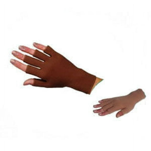 Juzo 3021 Lymphedema Gauntlet w/Finger Stubs - 20-30 mmHg Beige III