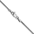 thumbnail image 7 of Auriga Fine Jewelry 14K White Gold 1.25 mm Spiga Chain Necklace for Women 22", 7 of 7