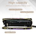 thumbnail image 4 of Colorful Leopard Print Wallet for Womens PU Leather Zip Around Wallers Clutch Wristlet Travel Long Purse, 4 of 7