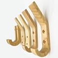 thumbnail image 4 of Percheros de pared de madera y caucho, 2 piezas, ganchos para abrigos, dos ganchos, percheros, 4 of 5