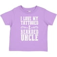 thumbnail image 3 of Inktastic I Love My Tattooed & Bearded Uncle Boys Toddler T-Shirt, 3 of 5