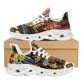 thumbnail image 1 of Women's Luxury Design Sneaker Polynesia Style Totem Symmetrical Geometric Slim Fit Mesh Breathable Soft Running Shoe, 1 of 5