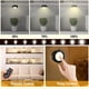 thumbnail image 3 of Luz de armario recargable por USB, paquete de 6 luces LED nocturnas con control táctil de brillo, focos LED de pared con 2 controles remotos inalámbricos, luces nocturnas para escaleras, vitrinas y ar, 3 of 5