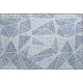 thumbnail image 2 of Addison Rugs Mayfield Washable Transitional Geometric Navy Rectangle Rug, 1'8" x 2'6", 2 of 5