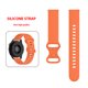 thumbnail image 3 of Correa de reloj de 22 mm para Huawei GT3 GT2 Pulsera deportiva suave Correa de muñeca (naranja), 3 of 9