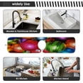 thumbnail image 7 of Coolnut Colorful Christmas Balls Kitchen Sink Splash Guard 2 Packs Faucet Absorbent Mats Xmas Ornaments Faucet Handle Drip Catcher Quickly Drying Mat for Kitchen Counter Bathroom, 30"x5.5", 7 of 7