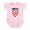 Petal Pink, variant on CafePress - Croatia Hrvatska Emblem Infant Bodysuit - Baby Light Bodysuit, Size Newborn - 24 Months