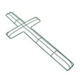 thumbnail image 2 of Cross Shaped Wreath Holder Iron Wreath Making Rack Christmas Wreath Supplies, 2 of 3