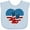 AE-Light Blue, variant on Inktastic USA Cowboy Boots Patriotic Boys or Girls Baby Bib