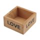 thumbnail image 2 of Caja cuadrada de madera para plantas suculentas, bandeja de almacenamiento para macetas para decoración de escritorio del hogar (beige) Unbranded JY13315-03, 2 of 7
