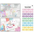 thumbnail image 4 of GUOOL Glitter Heart Stickers Valentine's Love Star Letters Decorative Stickers Arts, 4 of 9