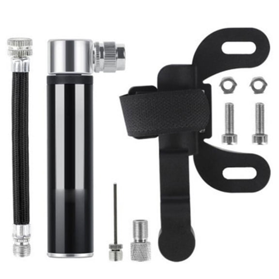 Mini Bike Pump Fits Presta & Schrader 120 PSI Includes Mount Kits Lightweight Bicycles Tire Pump for Road Mountain Bikes