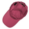 thumbnail image 5 of Unisex Foldable UPF 50+ Quick Dry Baseball Cap with Long Bill Portable Sun Hats, Navy Blue, 5 of 6