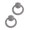 Silver, variant on Exaggerated Crystals Studded Round Earrings Geometrics Designs Women's Fashion Jewelry for Parties and Banquets