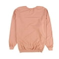 thumbnail image 2 of Magnolia Womens Solid Oversized Sweatshirt, Pink, Large, 2 of 2