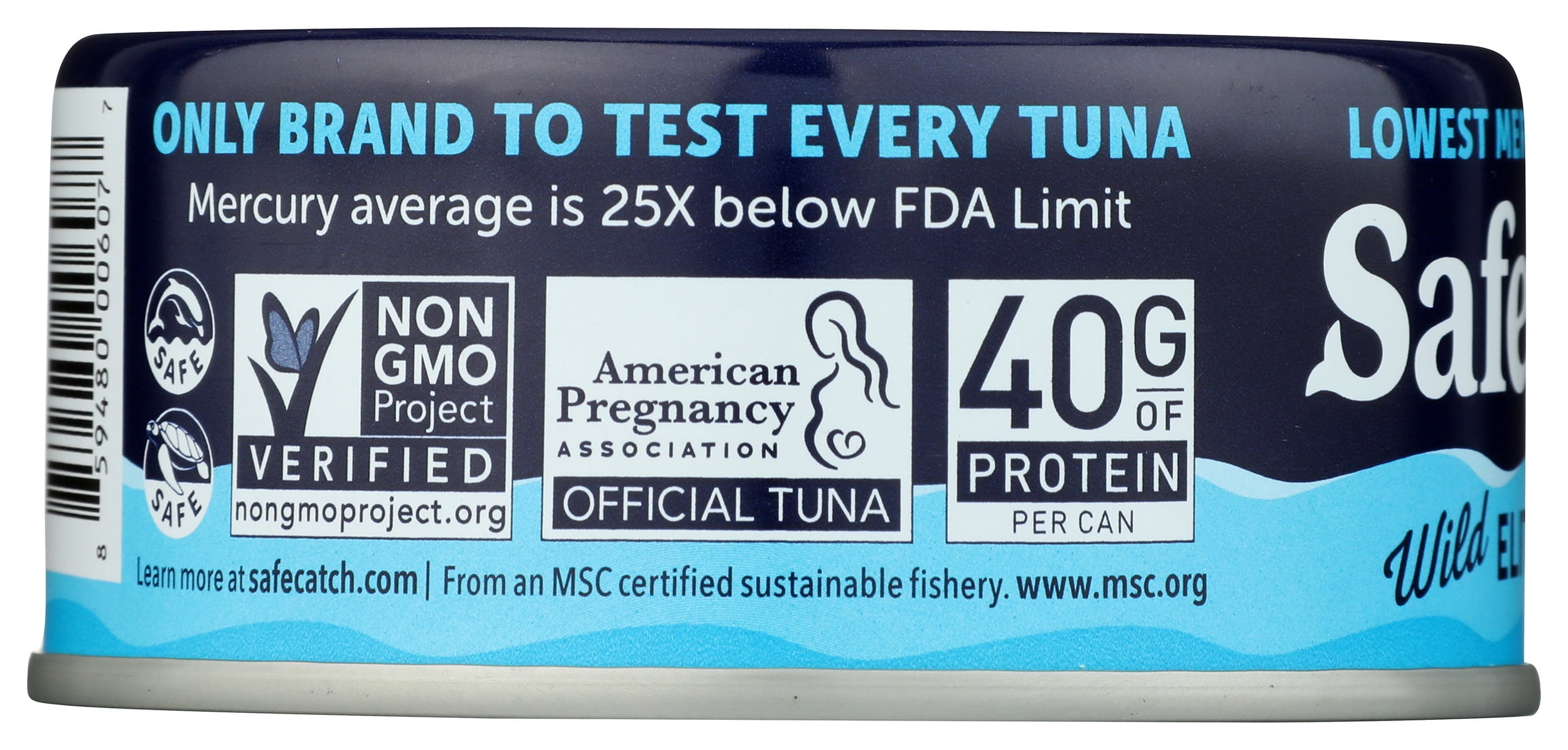 Pack of 12, Safecatch Wild Elite Pure Tuna, 5 oz