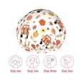 thumbnail image 5 of Kdxio Cute Gnomes In Red Truck Print Shower Cap for Women,Elastic and Reusable,Double Waterproof Layers Bathing Hat, 5 of 6