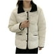 thumbnail image 2 of Parkas de manga larga para mujer, chaqueta acolchada informal de manga larga con solapa corta de invierno, 2 of 6