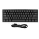 thumbnail image 2 of Teclado, Teclado Mecánico estable Portable 61 Teclas Ligeros para Trabajar para viajar, 2 of 7