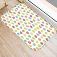 thumbnail image 3 of Easter Doormats Bunny Eggs Flower Cute Rabbit Easter Decor Floor Mat Entrance Door Mats Non Slip Home Easter Day Decor, 3 of 5