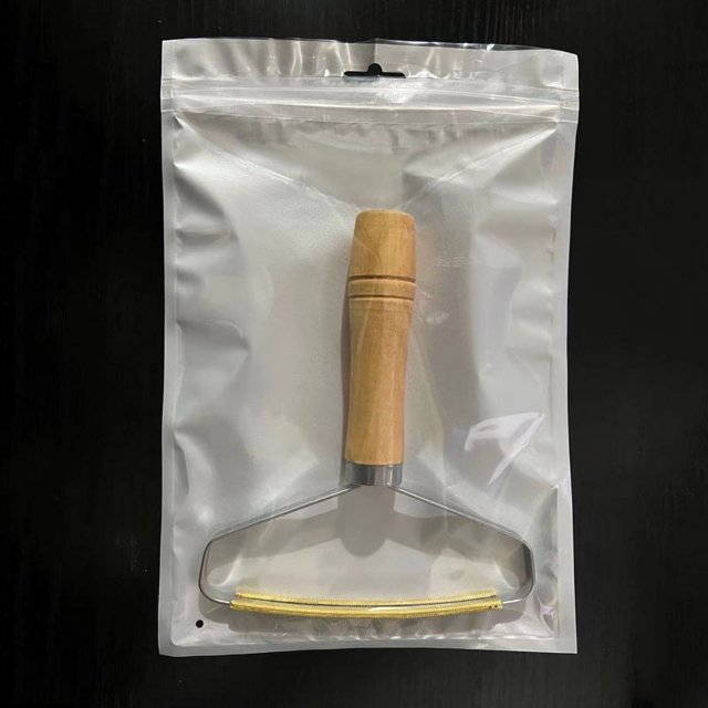 Raspador Mango de madera Quitapelos Ropa Quitapelos Abrigo Manual Cobre puro Afeitado doméstico Tweed Artefacto de eliminación de vello