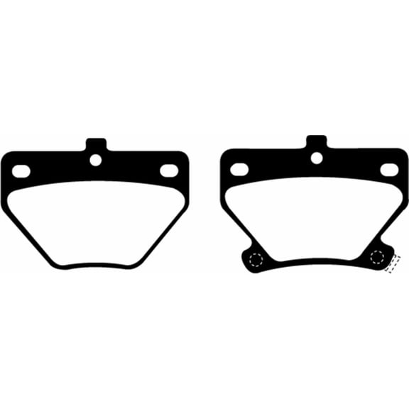 EBC 02-08 Pontiac Vibe 1.8 GT Redstuff Rear Brake Pads Fits select: 2005-2008 TOYOTA COROLLA, 2003-2008 TOYOTA COROLLA MATRIX