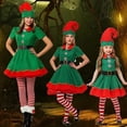 thumbnail image 4 of Disfraz de elfo navideño sombrero/zapatos/medias de elfo disfraz de elfo vestido de fiesta de Navidad, 4 of 5