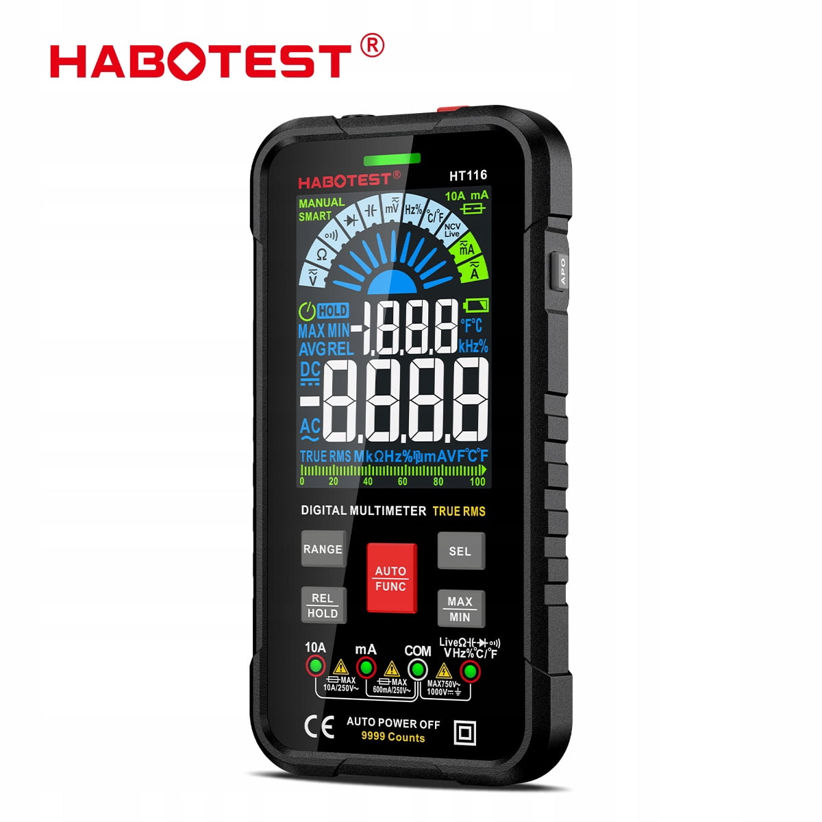 S10 Intelligent Digital Multimeter High precision Anti Burn Fully Automatic