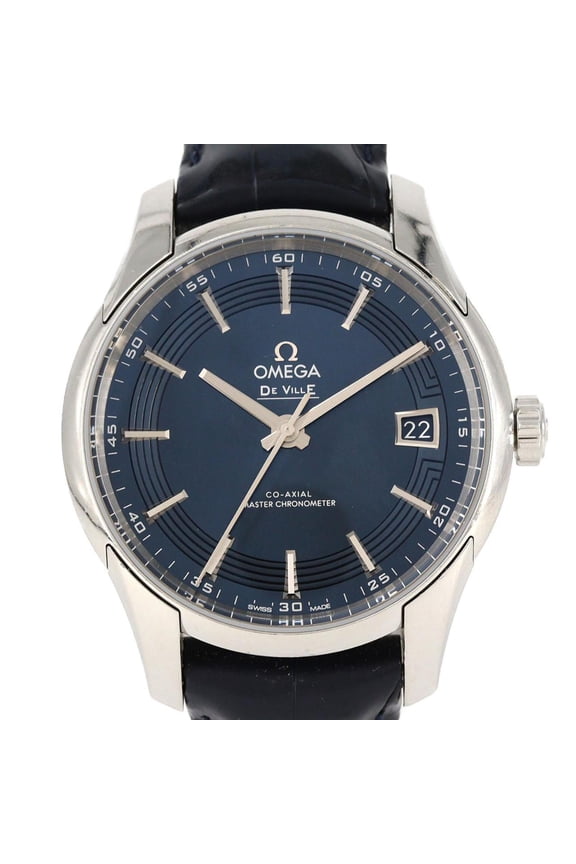 Pre-Owned Omega De Ville Hour Vision 433.33.41.21.03.001 Stainless Steel Automatic Watch