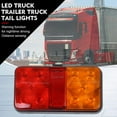 thumbnail image 3 of JUICEASE 2Pc 12V LED Rear Tail Light Indicator Stop Trailer Van Lamp Truck G3W0, 3 of 6