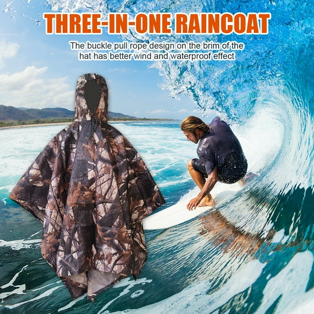 Walmart camo shop rain jacket