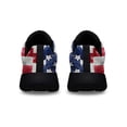 thumbnail image 4 of Patriotic German Shepherd ChriStan Cross American flag Shoes Sneakers Black Size 11.5, 4 of 7