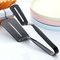 thumbnail image 4 of 2026 New Stainless Steel Grill Clamp, Stainless Steel Double-Sided Shovel Clip, 304 Kitchens Tongs Food Flip Clip, Multipurpose Grill Clamp for Outdoor Grilling and Kitchen Cooking(Gold1,9.8x0.8"), 4 of 9