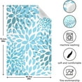 thumbnail image 3 of Kitchen Towels Summer Floral Pattern Cleaning Towel Absorbent Hand Towels Tea Towels for Home Restaurant Dish Clean 28" x 18", 4PCS Washcloth Gift, 3 of 7