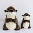 thumbnail image 3 of PATLOLLAV The Petting Zoo Cute Baby Sea Otter Close Eyes Praying Stuffed Animal ,A Great Tool for Decompressing Lifelike Detail Cherished Companionship Gifts For Kids Gril Friend Brown 11 Inches, 3 of 5
