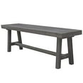 thumbnail image 1 of Vifah V1820 Outdoor Patio Dining Picnic Bench, 5-Foot, Gray, 1 of 4