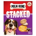 thumbnail image 1 of Milk-Bone Stacked Crunchy Biscuit Dog Treats, Molasses & Peanut Butter Flavour, 1 of 8