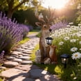 thumbnail image 2 of Solar Powered Animal Sculpture Garden Lamps Outdoor Decorative Lighting For Yard And Patio Energy Efficient Figurine Statue, 2 of 8