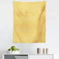 thumbnail image 1 of Yellow and White Tapestry, Monochrome Ornament Pattern Abstract Dandelion Blossoms Shabby Colors, Fabric Wall Hanging Decor for Bedroom Living Room Dorm, 5 Sizes, Marigold White, by Ambesonne, 1 of 1