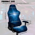 thumbnail image 2 of Whosucclay Cross Print Gaming Chair Slipcovers, Stretchable Office Chair Cover 4 Pcs Computer Desk Chairs Covers with Armrest Covers, Rotating Armchair Protector Cover, 2 of 8