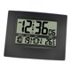 thumbnail image 1 of Reloj despertador digital, reloj electrónico con calendario digital para mesita de noche. Negro, 1 of 9