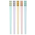 thumbnail image 4 of Hariumiu Chopsticks Set 5 Pairs Reusable Plastic Chopsticks Bpa-free Dishwasher-safe Non-slip Fiberglass Chinese Japanese Chopstick Gift Set Fiberglass, 4 of 8