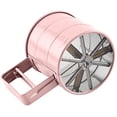 thumbnail image 3 of Amerteer Flour Sifter, Sifter for Baking, Stainless Steel Hand Crank Flour Sifter with 2-Cup Measuring, Hand-Pressed Flour Sieve, Sugar Powder Sieve Cup - Practical Baking Tool for Home-Pink, 3 of 6