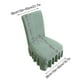 thumbnail image 3 of Fundas elásticas para sillas con respaldo - Fundas elásticas universales para sillas de comedor y oficina - Tela de poliéster lavable - Pack de 4, 3 of 6