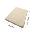 thumbnail image 3 of Solid Color Long Velvet Carpet Super Absorbent Thick Plush Against Slip Floor Mat Home Bathroom Foot Mat, Usupdd 2025 Solid Color Long Velvet Carpet, 3 of 6