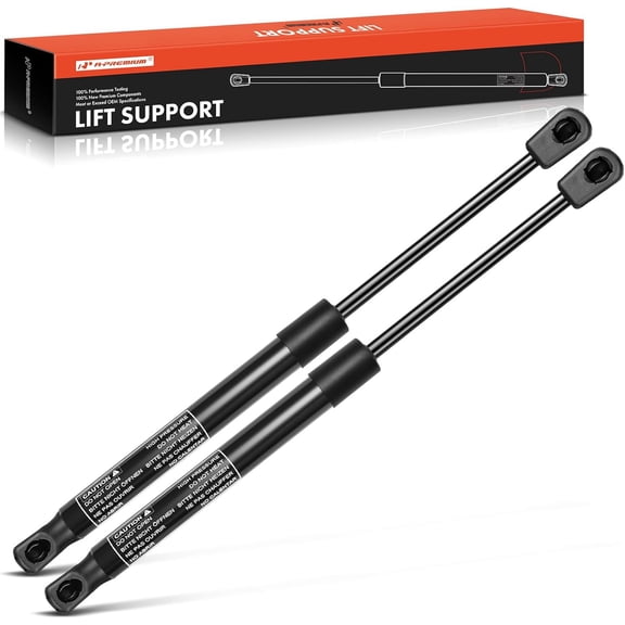 A-Premium Rear Trunk Lift Supports Shock Struts Compatible with Select Audi Models - TT 2000-2001/2004-2006, TT Quattro 2000-2001/2004-2006 - Replace# 8N8827552A(2PC Set)
