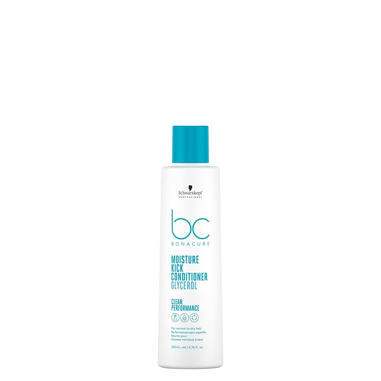 Bonacure Moisture Kick Combo - Shampoo 250ml, Conditioner 200ml, Treatment 200ml, Free Otto ProComb.