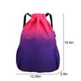 thumbnail image 3 of Cadorn Drawstring Backpack Basketball Soccer Sports Bag with Adjustable Straps and Multiple Pockets for Training Gym Outdoor Activities, 3 of 8