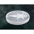 thumbnail image 4 of Selenite Charging Plate, Goddess Moon Engraved Crystal Charging Plate, 4 of 5
