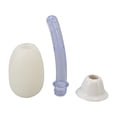 thumbnail image 4 of Kit de pera de enema de silicona Kit de limpieza intestinal para ducha vaginal con 2 extremos Prevención de reflujo con bocina impermeable, 4 of 10